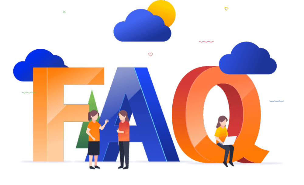 FAQ support illustration